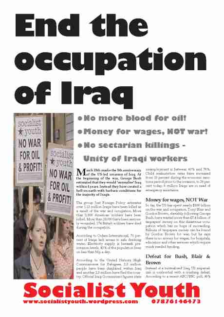Front of the leaflet