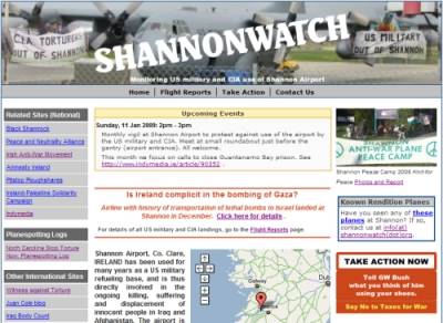 Click on image to see full-sized version Screenshot from www.shannonwatch.org which was attacked repeatedly this week