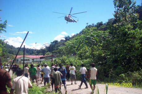 "This government disregards the indigenous people.� was what they said a week before being shot at from helicopters