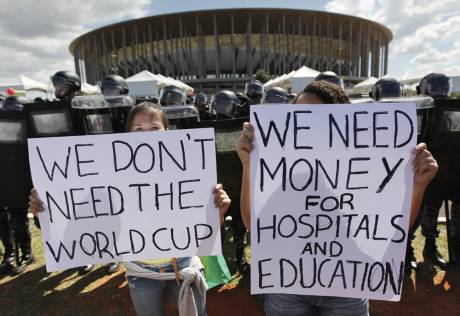 Brazil Protests: We don�t need the World Cup, we need money for hospitals and education