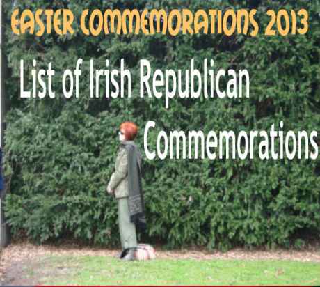 Click on image to see full-sized version Easter Commemorations 2013